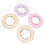 20Pz Mandala Arm Ring Viola in Ferro Per Relax 2