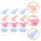 48 Pcs Dough Dinosaur Toys Plastic Molds Clips For Clay Modeling 10