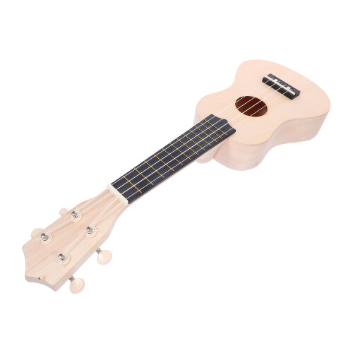 Set Kit Per Costruzione Ukulele In Legno Da Te
