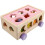 2 Set Auto In Legno Con 18 E A Animali Rosa 2