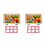 2 Set Auto In Legno Con 18 E A Animali Rosa 9