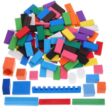 2 Set Domino In Legno Da Costruzione Bambini