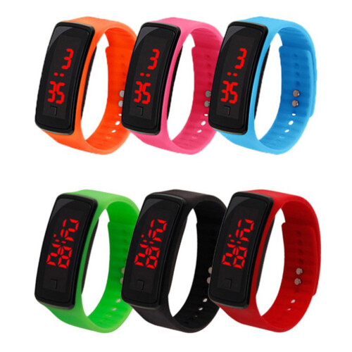 Led Electronic Watch Outdoor Digitale Silicone 1