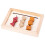 1Set Didattico Geometrici Legno Khaki Per Bambini 11