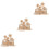 3 Set Puzzle 3D In Legno Educativo Da Assemblare Per Bambini 7