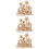3 Set Puzzle 3D In Legno Educativo Da Assemblare Per Bambini 10