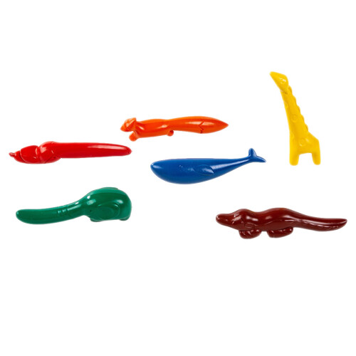 6 Colorate A Cera Forma Animale 6 Con