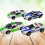 4 Mini Auto A Ricalco Simulato Per Bambini 5