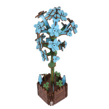 Set 3D Fiori In Legno Bonsai Diy Decorazione Per Matrimonio