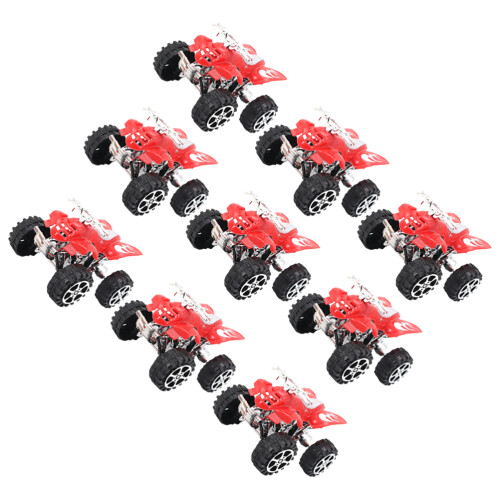 10Pcs Children Toys Pull Back Mini Car Large Inertia Motorcycle Model