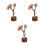 Kit 3 Puzzle Margherita In Legno 3D Con Vaso 4