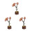 Kit 3 Puzzle Margherita In Legno 3D Con Vaso 7