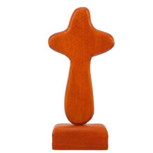 One Set Wooden Cross Decor With Magnetic Base For Home Office Church