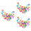 600 Pezzi 15 Mm Fetta Per Scrapbooking E Doodle 6