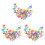 600 Pezzi 15 Mm Fetta Per Scrapbooking E Doodle 2