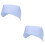 2Pcs Cap Blue Cotton Durable Hard Crisp Deformation 6