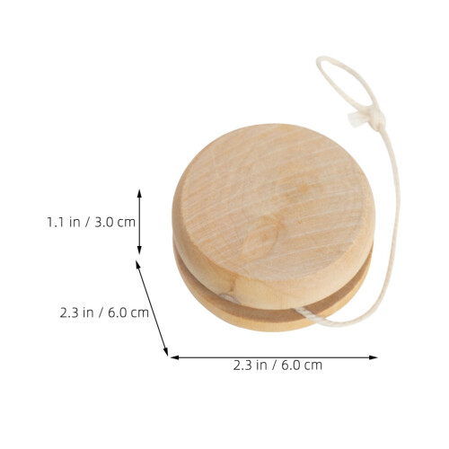 5 Yo-Yo In Legno Da Dito Unisex Per Esterni 2