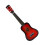 Chitarra In Legno 23 Pollici Per Bambini Rosso 6