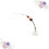 2 Pezzi Lanyard In Chalcedonio Per Telefono Con Staccabile 1
