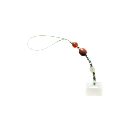 2 Pezzi Lanyard In Chalcedonio Per Telefono Con Staccabile 2
