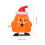 4 Stuks Xmas-Thema Windop Speelgoed Fox 2