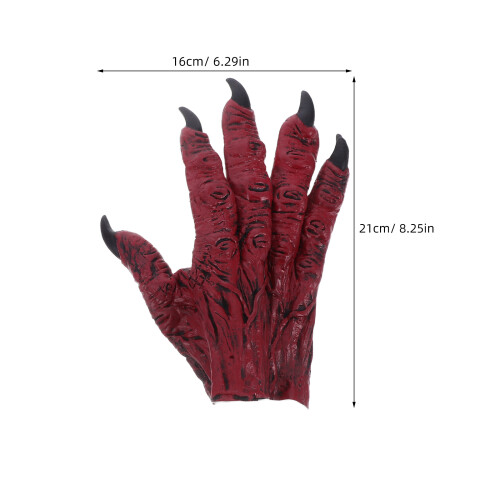 1 Paar Wolf Handschoenen Halloween Cosplay 1
