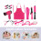 2 Sets Speelgoed Haarsalon Pretend Playset Kit 9