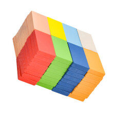 Zestaw 80 Sztuk Klocki Dominem Standardowe Dla Dzieci Xl
