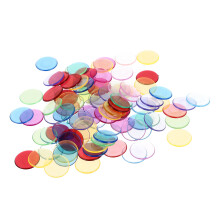 100 Sztuk Żetonów , Plastikowe Markery, Kolor Losowy
