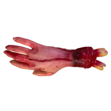 4 Sztuki Pękniętej Ręki Z Krwią Halloween Dekoracja