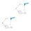 2 Set Per Action Figure In Con Effetto Dimostrativo 4