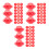 30Set Rosso in Bambini 8