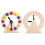 Wooden Clock Sorting Toy Educational Numbers Clock For Toddlers 3