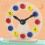 Wooden Clock Sorting Toy Educational Numbers Clock For Toddlers 4