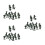 300 Mini Figure D'azione In Miniatura 9