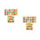 2 Set Da 3 Geometrici In Legno Per Bambini 6