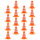 16 Unidades Mini Cone De Trânsito Segurança Decoração 6