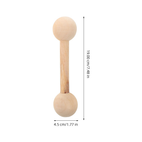 2 Dumbbell In Legno Per Bambini Pesetti Per Piccole 2