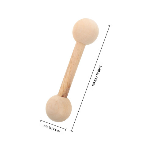 2 Dumbbell In Legno Per Bambini Pesetti Per Piccole 1