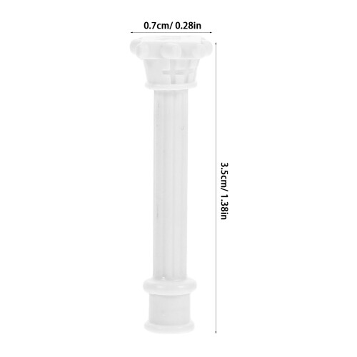 4Pcs Mini Colunas Romanas Plástico para Artesanato e Decoração 1