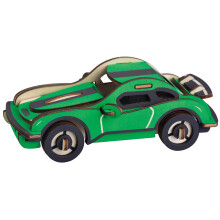 2 Sztuki 3D Puzzle Z Ręcznie Wykonane Samochód Wyścigowy