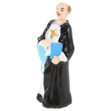 3 Sztuki Figurka Kapłana Z Żywicy Na Do Domu Delikatna Rzeźba