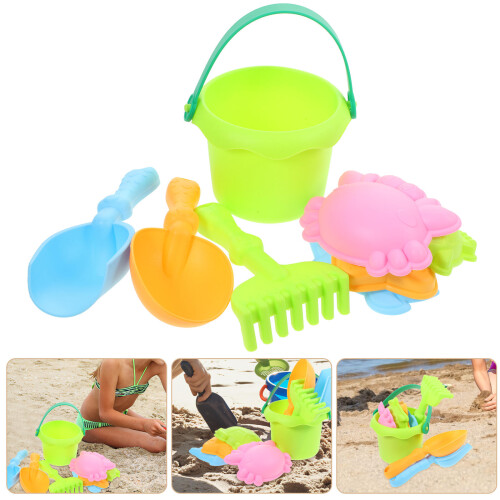 Conjunto De Pás De Plástico Para Crianças Praia 2