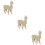 3 Unidades De Alpaca Simulada Plástico Para Crianças 11