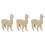 3 Unidades De Alpaca Simulada Plástico Para Crianças 6