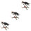 3 Set Da Combattimento Cowboy Giocattoli Realistici 7