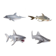 4 Unidades Animais Marinhos Plástico Tema Crianças