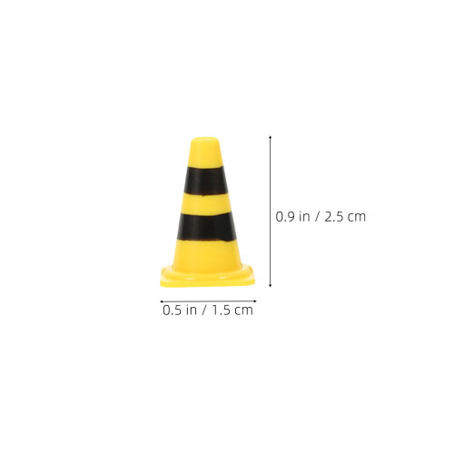 60 Unidades Mini Cones De Tráfego Para Aprendizagem E 1