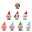 16 Unidades Brinquedo De Noel Com Corda Presente De Natal 1