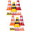 30 Unidades Cones De Tráfego Miniatura Para 7